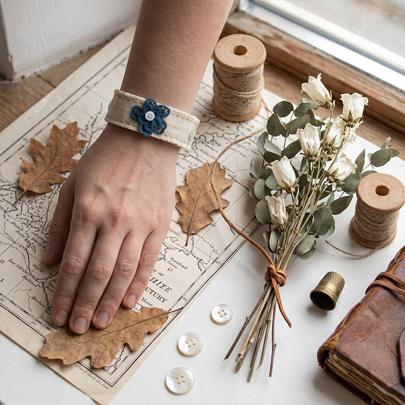 Handmade Fabric Wristbands: Unique Small Gifts for Her