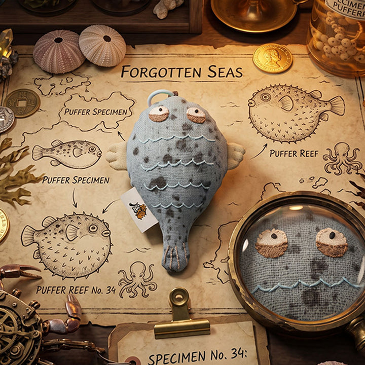 Current Finder · Hand-Stitched Ocean Bag Charm