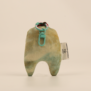Handcrafted Linen Mint Chick Bag Charm – handmade linen animal bag charm by Brusion