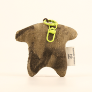 Handcrafted Linen Little Hat Monkey Bag Charm – handmade linen animal bag charm by Brusion