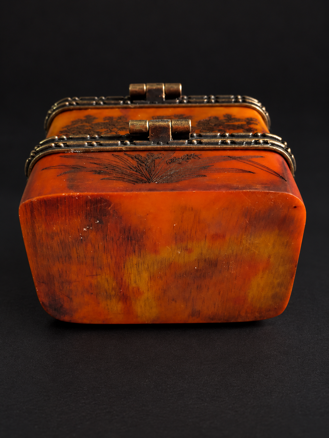 Engraved Double-Tier Trinket Box — view 3