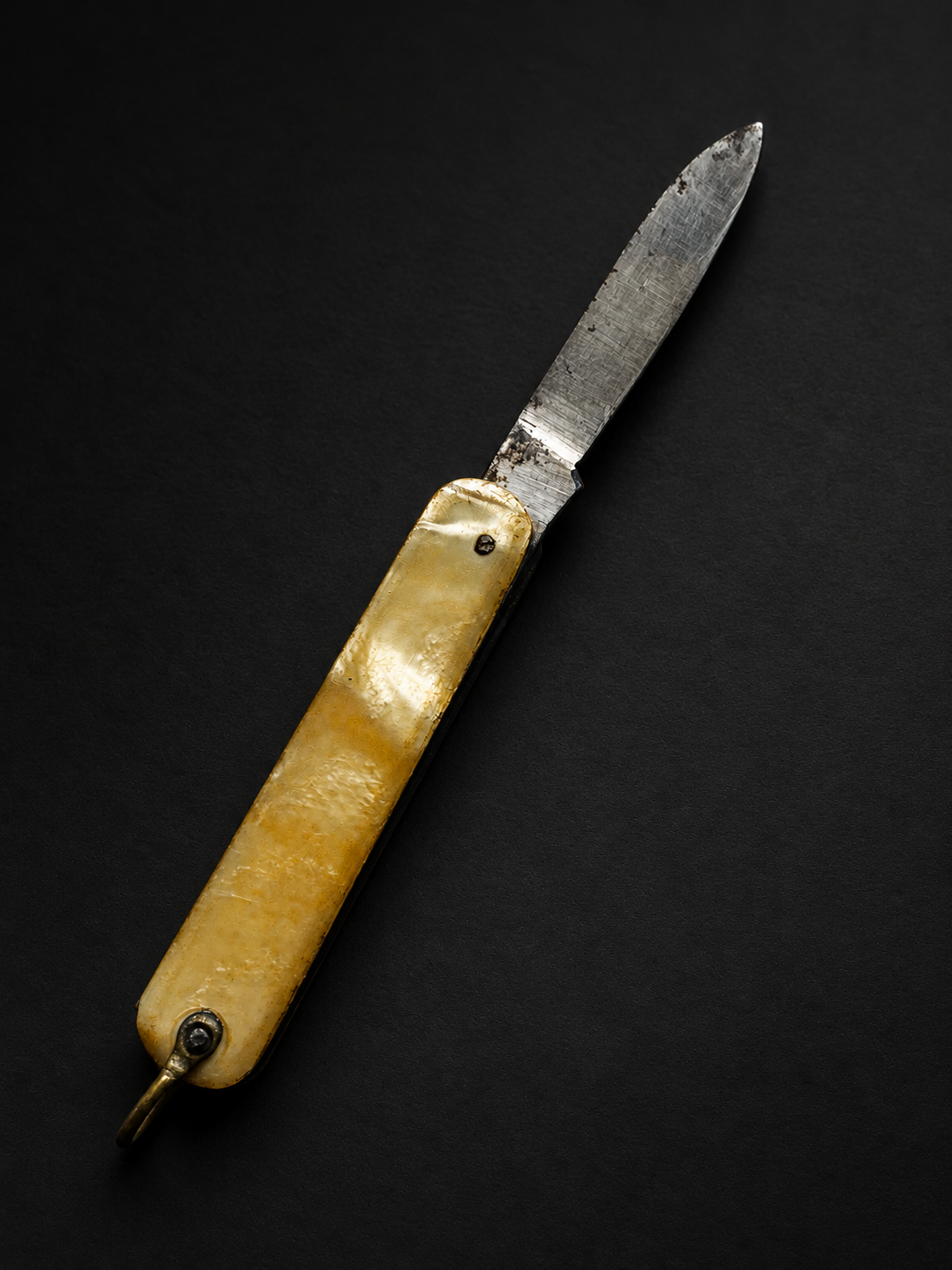 Japanese Pearloid Ring-End Penknife — view 7