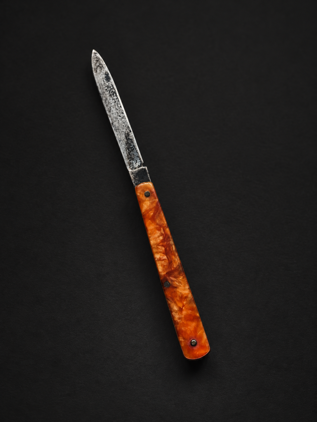 Amber-Marbled Folding Penknife — view 5