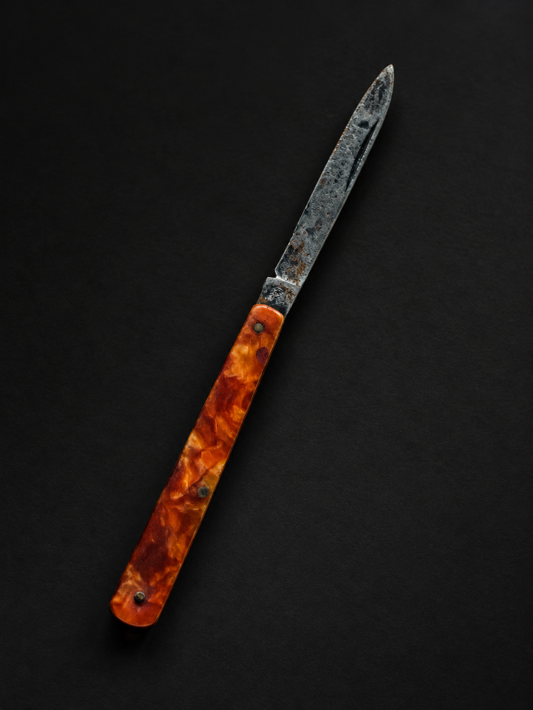 Amber-Marbled Folding Penknife — view 6