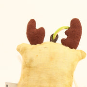 Handcrafted Linen Golden-Horn Dragon Bag Charm – handmade linen animal bag charm by Brusion