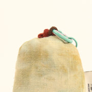 Handcrafted Linen Mint Chick Bag Charm – handmade linen animal bag charm by Brusion