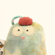 Handcrafted Linen Mint Chick Bag Charm – handmade linen animal bag charm by Brusion