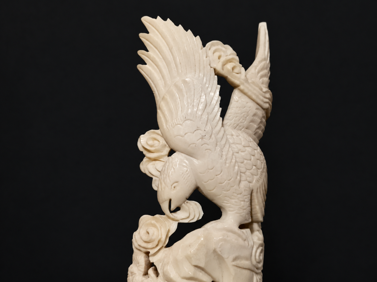 Two Eagles, Rising — Upper front and wing detail