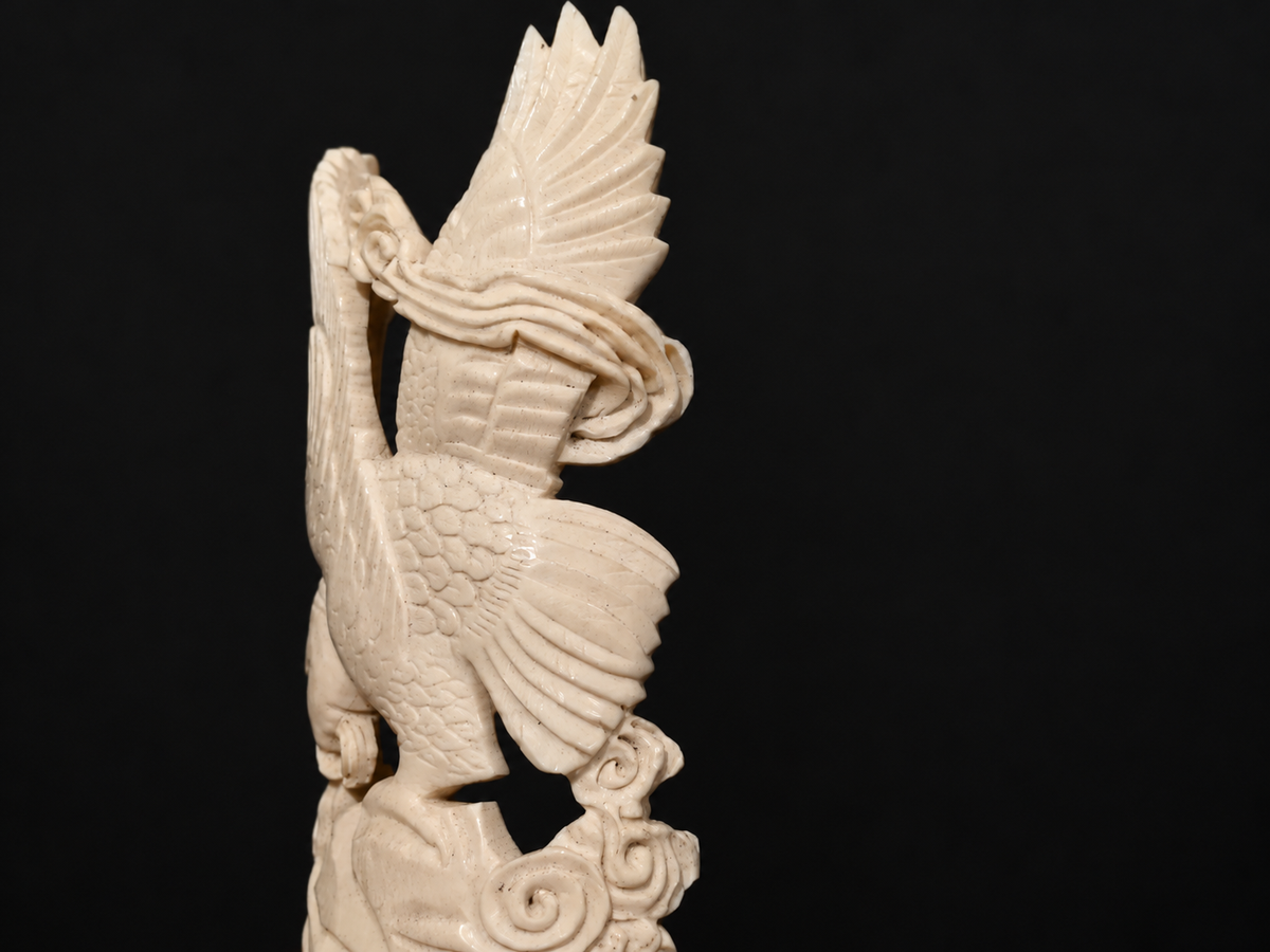 Two Eagles, Rising — Upper side and feather detail