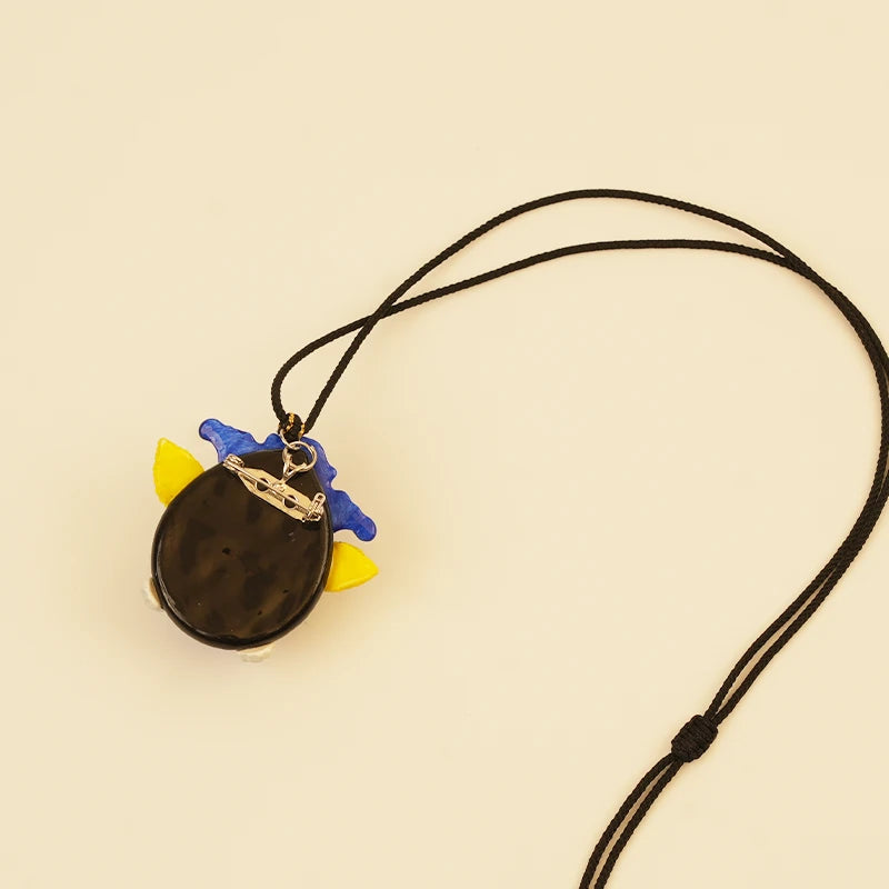 Moon Guardian Pendant — Blue Night Watcher