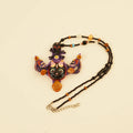 Night Guardian Pendant — Purple Bat Spirit