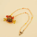 Red Doll Face Pendant — Golden Crown Spirit