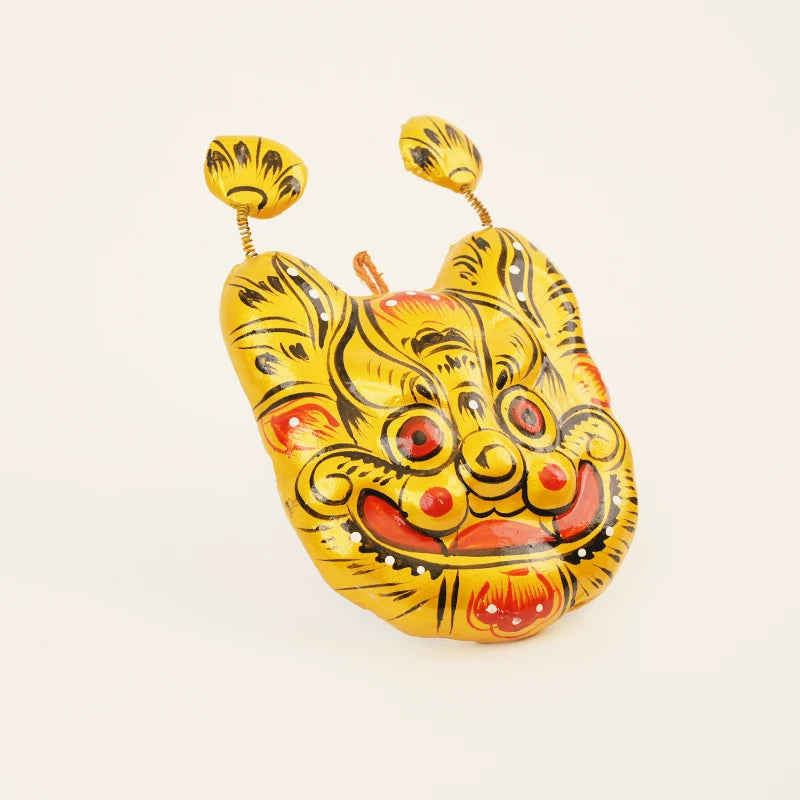 Golden Tiger Spirit Mask — Five-Venom Guardian