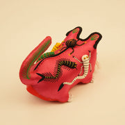 Guardian Tiger - Blush | Hand-Embroidered Protector – handmade product detail view 5