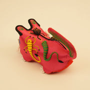 Guardian Tiger - Blush | Hand-Embroidered Protector – handmade product detail view 6