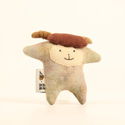 Handcrafted Linen Ivory Sheep Bag Charm – handmade linen animal bag charm by Brusion