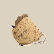 Handcrafted Linen Sand-Tone Sea Snail Bag Charm – handmade linen animal bag charm by Brusion