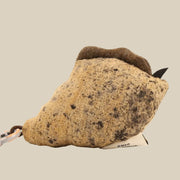 Handcrafted Linen Sand-Tone Sea Snail Bag Charm – handmade linen animal bag charm by Brusion