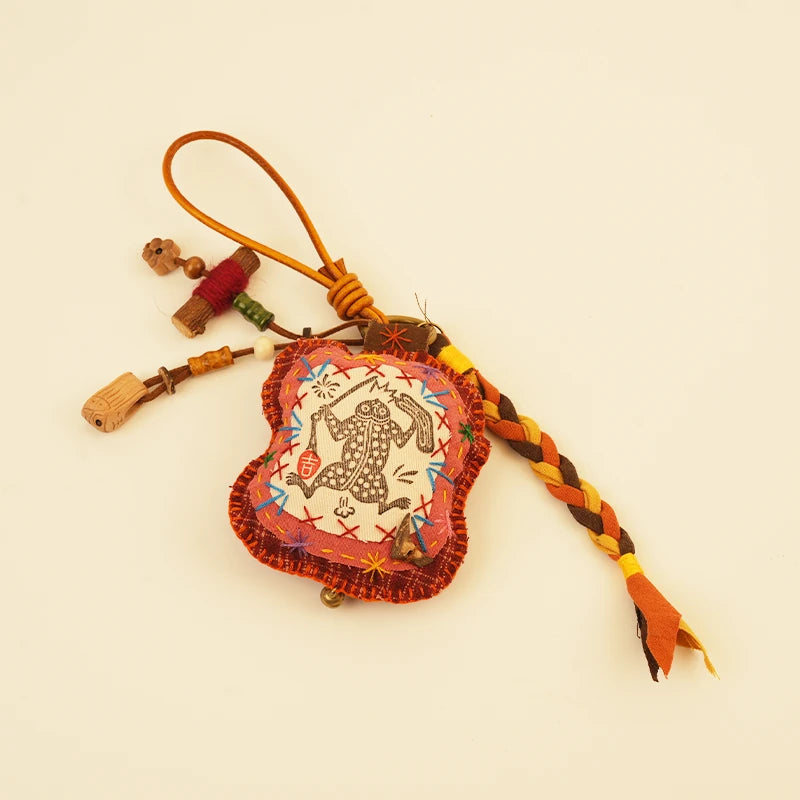 Mythical Fish Bag Charm - Red Fortune