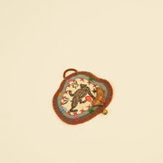 Mythical Wolf Bag Charm - Night Watcher – handmade textile gift, main product view
