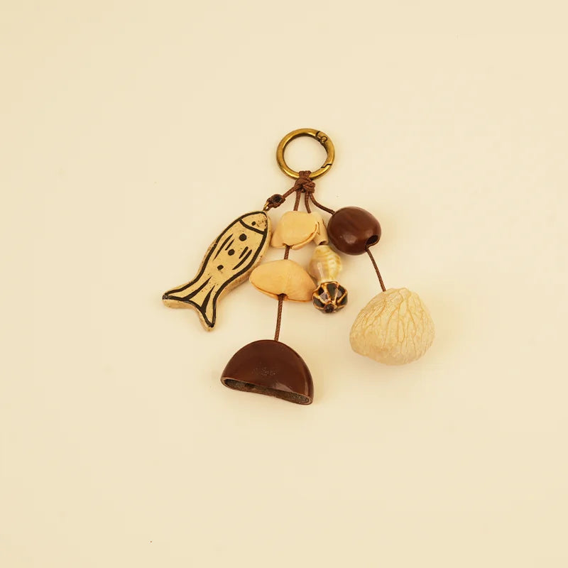 Nut Shell Wind Chime Collection - Forest Whisper